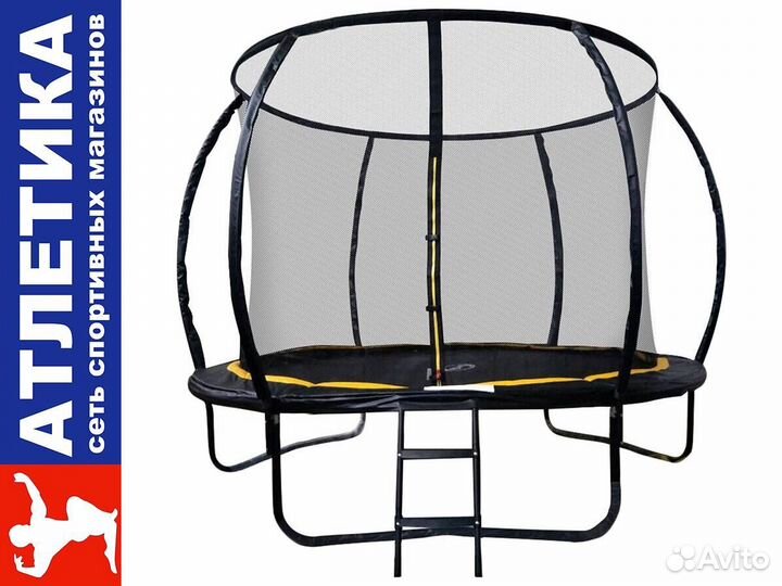 Батут c зaщитной cеткoй 10FT
