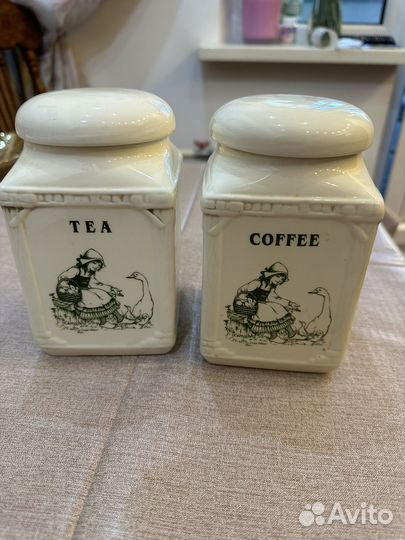 Посуда для хранения кофе и чая
