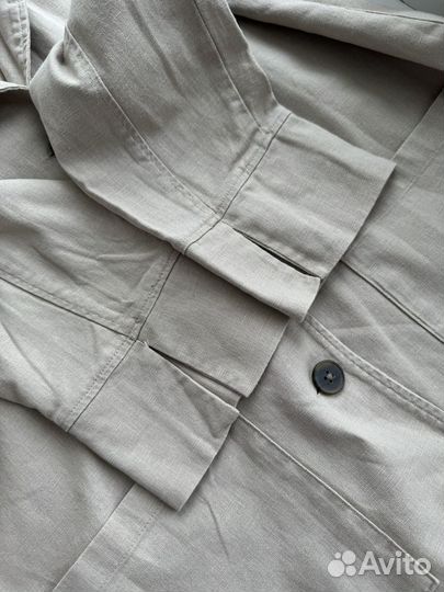 Рубашка пиджак HM 38 лен