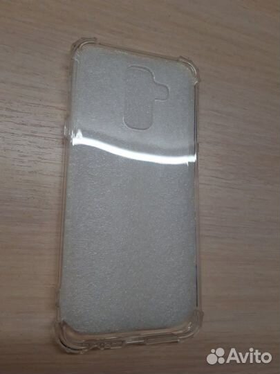 Чехол прозрачный на Samsung A6 plus