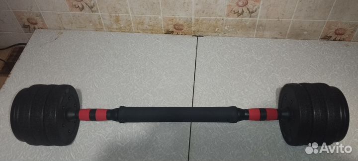 Гантели разборные+штанга