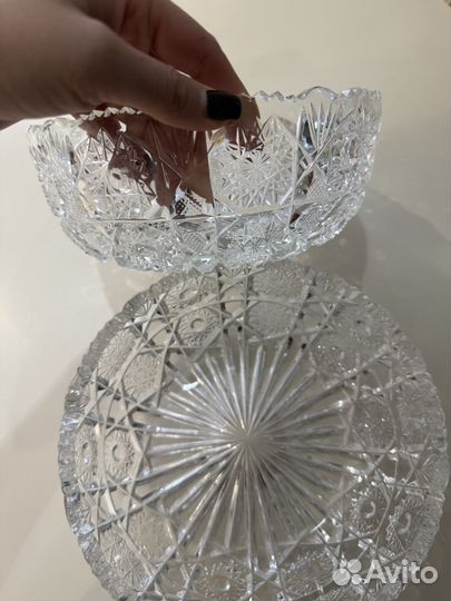 Хрустальная ваза