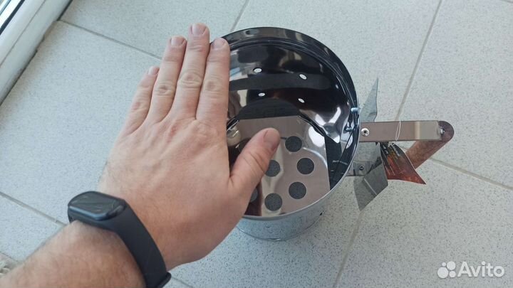 Стартер из нержавейки для розжига угля