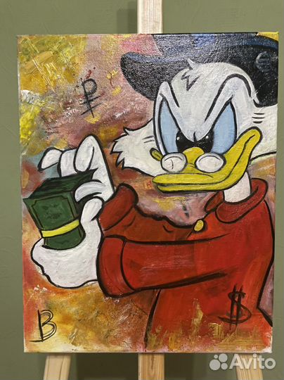 Картина маслом «Деньги» 40/50