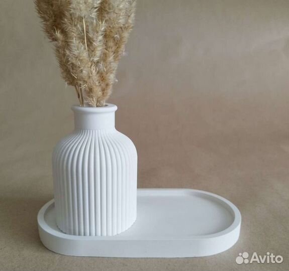 Ваза декоративная из гипса