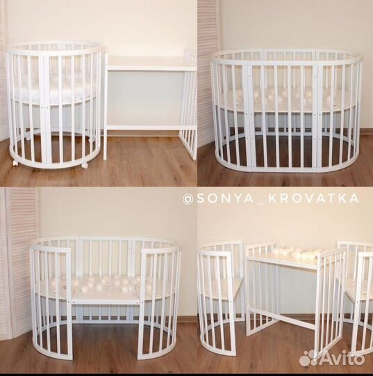 Детская кроватка трансформер 7 в 1