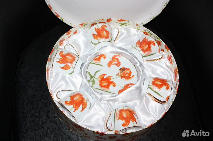 Кофейный сервиз с маками