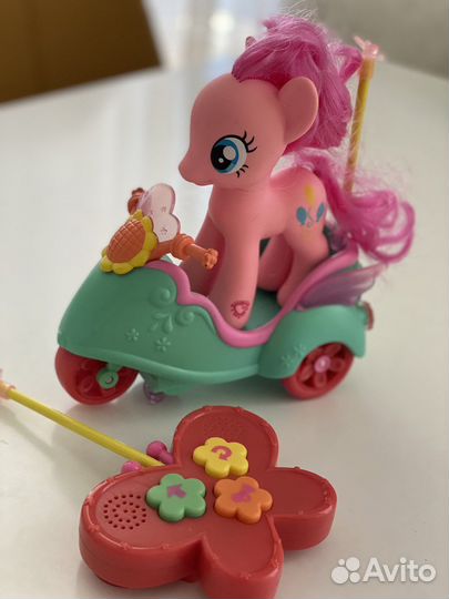My little pony на мотоцикле с пультом управления
