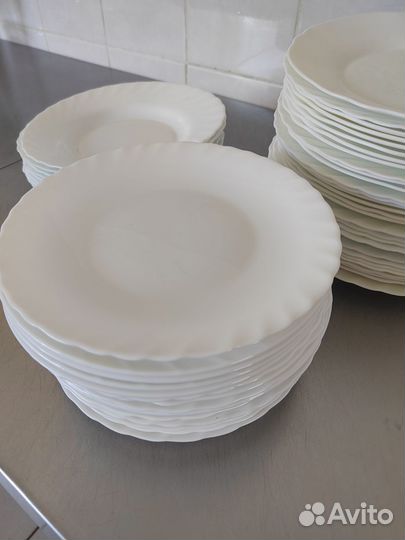 Тарелки люминарк. Бульонницы