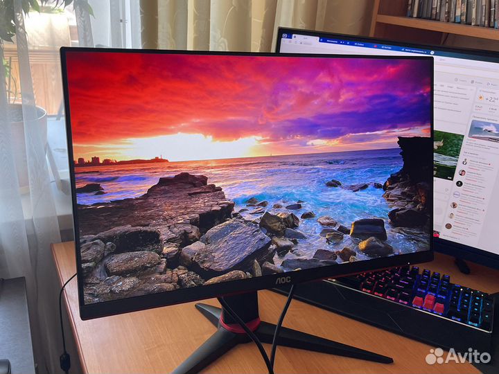 AOC 24G2SPU/BK 165 гц гарантия игровой