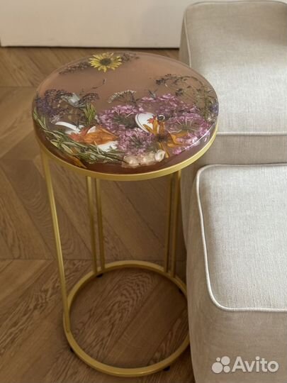 Журнальный стол из эпоксидной смолы