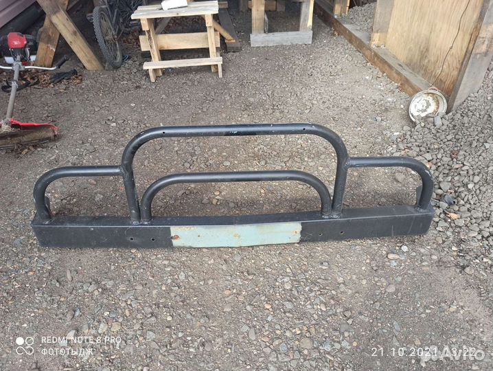 Силовой бампер на ниву, передний