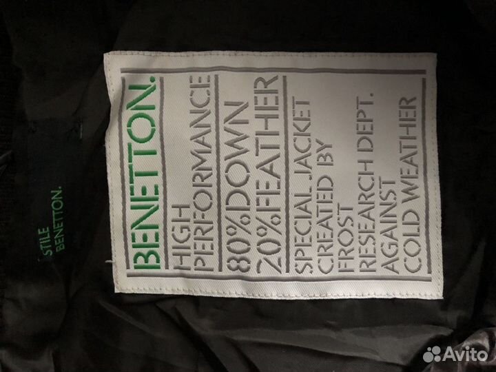 Пуховик Benetton