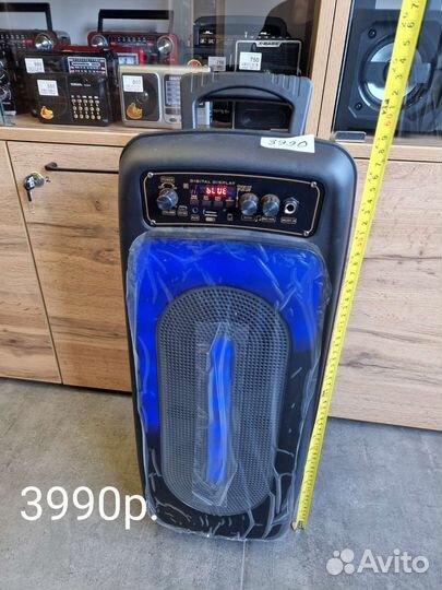 Портативная напольная блютуз колонка