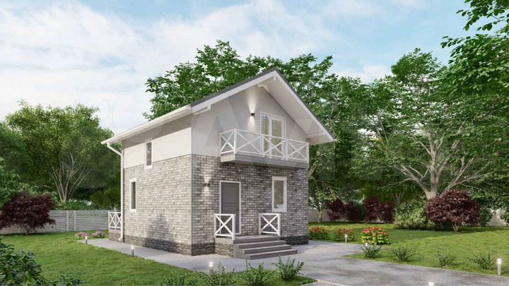 Дом 90 м² на участке 10 сот.