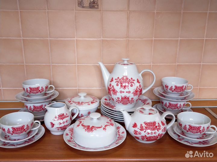 3 чайных сервиза ГДР, Румыния