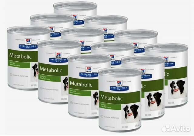 Корм для собак хиллс Metabolic, 370 гр Х 12 шт