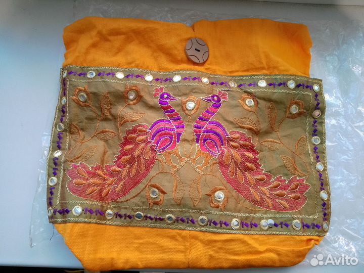 Сумка в стиле этно, бохо Индия, ручная работа, рар