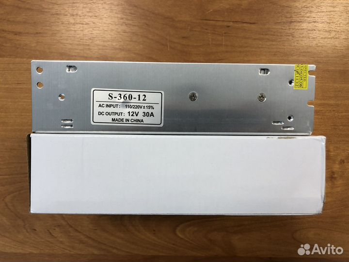 Блок питания 12V 30A