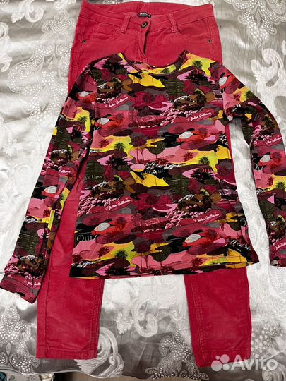 Комплект брюки и майка для девочки 10-12 лет