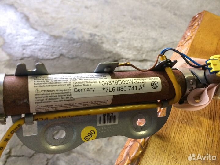 Volkswagen Touareg Боковые шторки Подушки безопасн