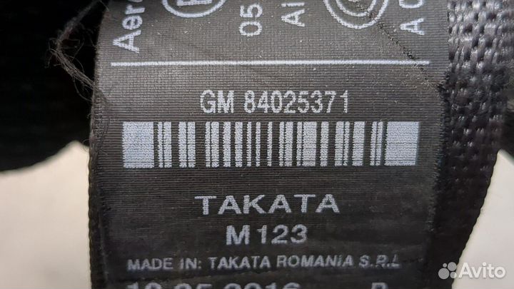 Ремень безопасности правый передний Opel Insignia