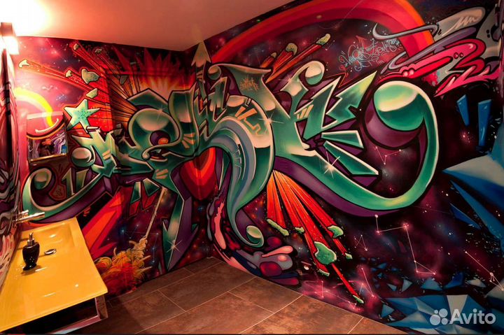 Роспись стен Оформление Граффити Написание картин