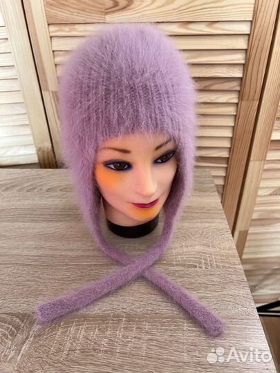 Чепчик женский из ангоры