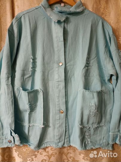 Джинсовая куртка женская