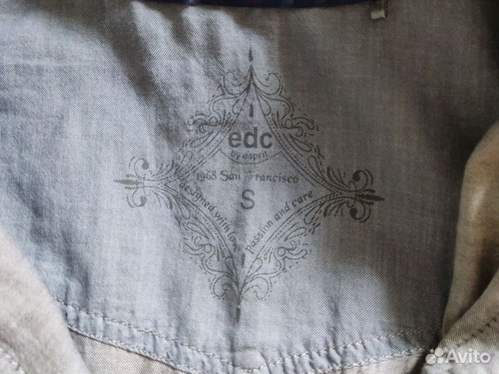 Джинсовая рубашка EDC (esprit)