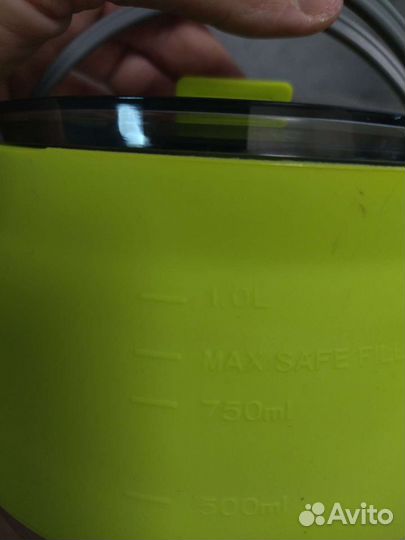 Складной силиконовый чайник 1л