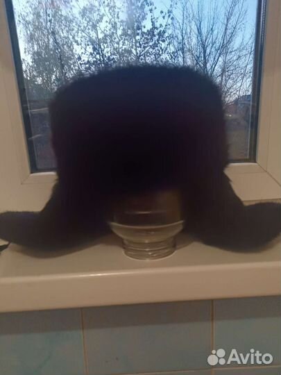 Норковая шапка мужская