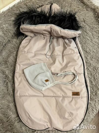 Конверт Lamby Baa и шапочка Loom