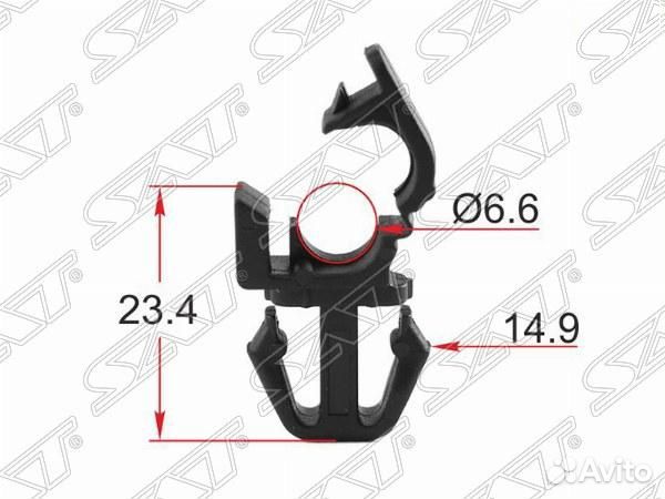 Клипса крепления трубок эл. проводки ford (1 шт.)
