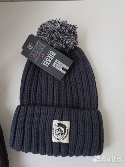 Шапка Мужская Napapijri и Diesel Качество Люкс