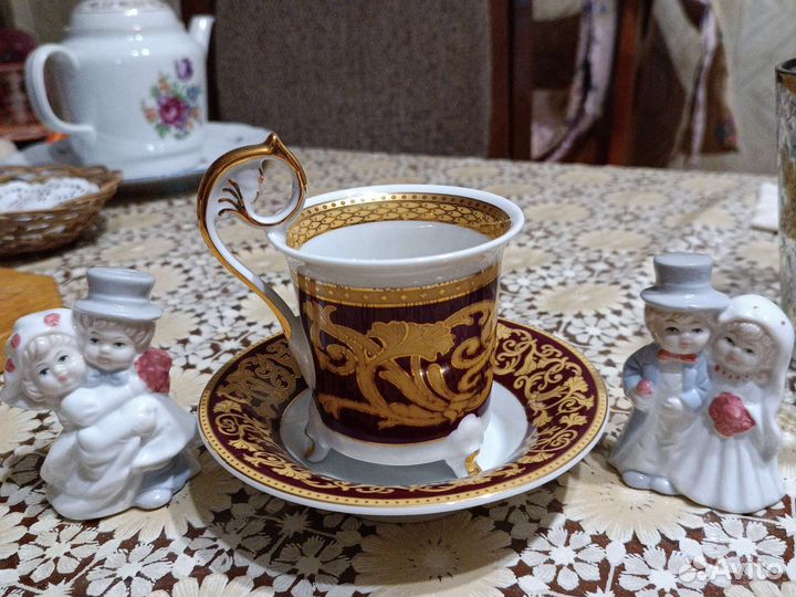 Чашка с блюдцем ГДР, Польша