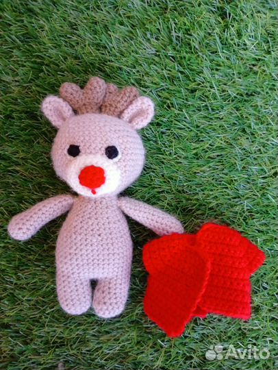 Новогодняя игрушка оленёнок