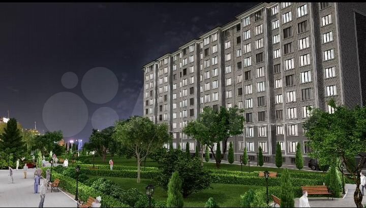 1-к. квартира, 50,4 м², 6/10 эт.