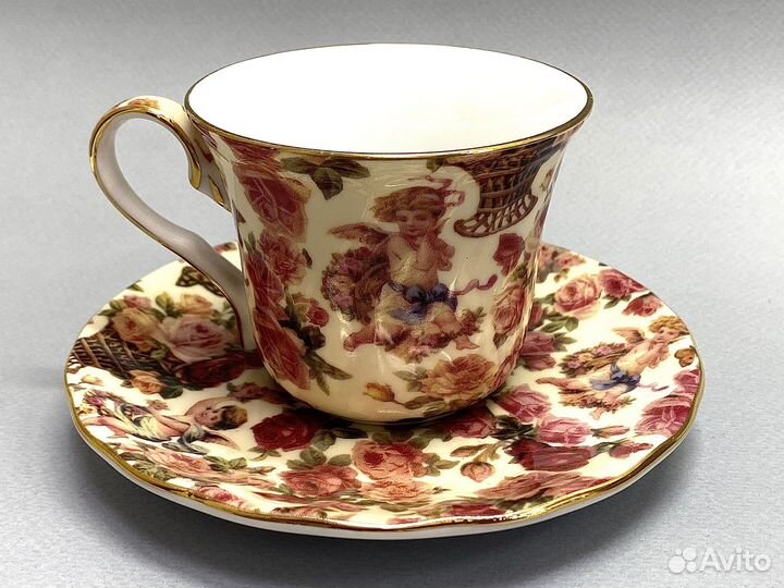 Набор чайных пар Royal Heritage Porcelain фарфор