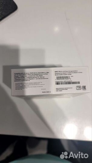 Наушники apple airpods 3