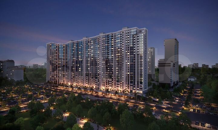 2-к. квартира, 74,2 м², 24/25 эт.