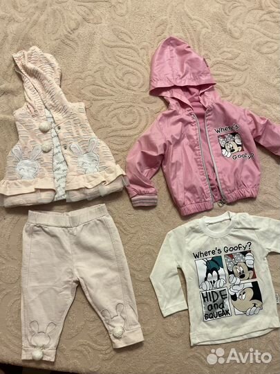 Деткая одежда пакетом для девочек куртка кофта