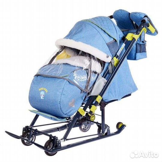 Коляска санки б/у