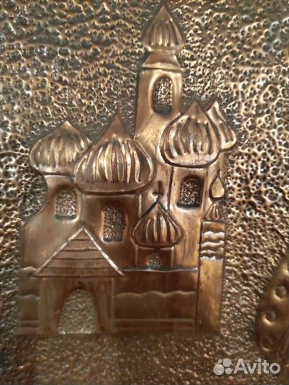 Чеканка медная СССР