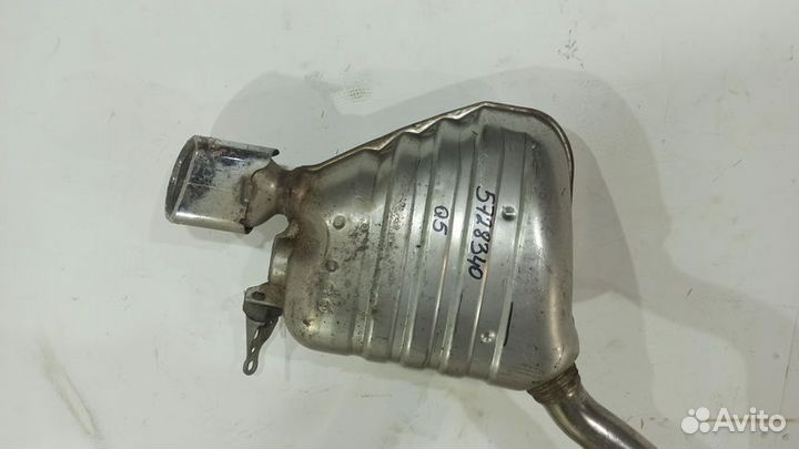 Задняя часть глушителя