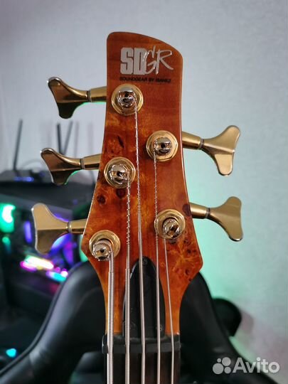 Бас-гитара Ibanez SR805-AM Amber