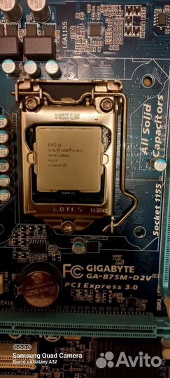 Материнская плата с процессором кулерi53470 8 gb