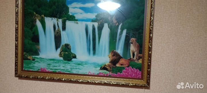 Картина светильник