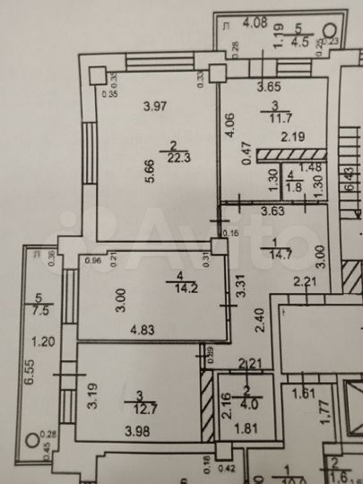 3-к. квартира, 94 м², 6/10 эт.