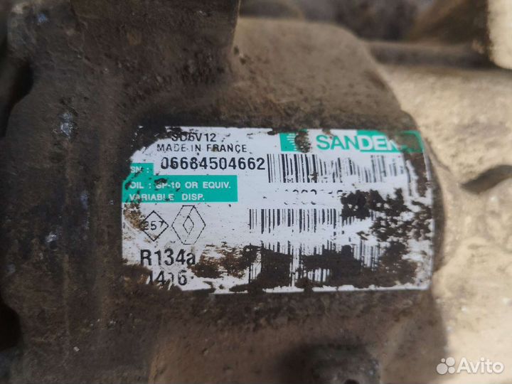 Компрессор кондиционера Renault Symbol